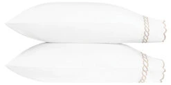 Classic Chain Scallop Pillowcase, Pair