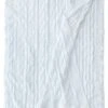 Avalon Cable-Knit Throw