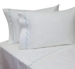 Francesa Scalloped Sheet Set, Pink