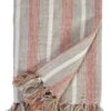 Montecito Oversized Throw, Terra Cotta/Natural