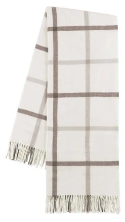 Tattersall Plaid Throw