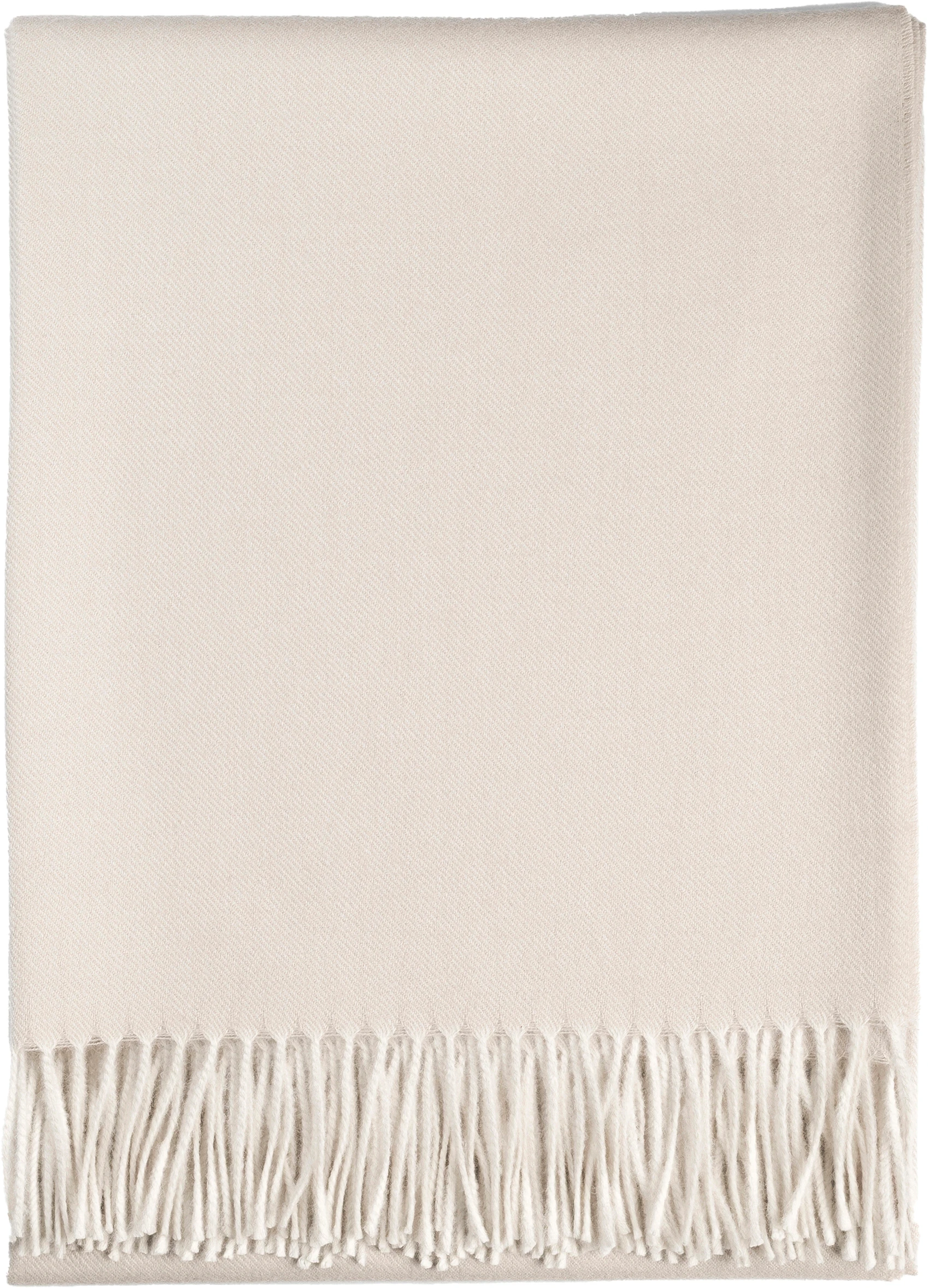 Baby Alpaca Throw, Porcelain 4 Baby Alpaca Throw, Porcelain - Image 2