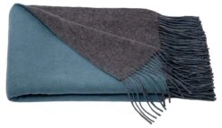 Reversible Cashmere-Blend Throw, Oatmeal