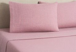 Queen Gingaham Sage Sheet Set