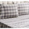 SCR Grey And Rose Plaid Twin 1 SCR Grey And Rose Plaid Twin -One Kings Lane Shop Product BEQ11706 Image 1