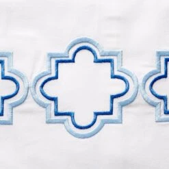 Quatrefoil Outline Duvet, Blue -One Kings Lane Shop Product HBG13557 Image 2 2