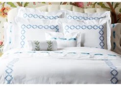 Quatrefoil Euro Sham, Blue -One Kings Lane Shop Product HBG13573 Image 2 1