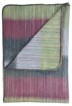 Patchwork Alpaca Throw, Green