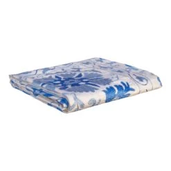 Blue Floral And Vine Suzani Throw