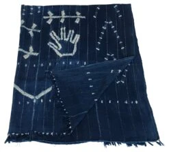 African Indigo Hand-Made Textile Throw -One Kings Lane Shop vmf vendor XVL 4842717 1558679230287 809545